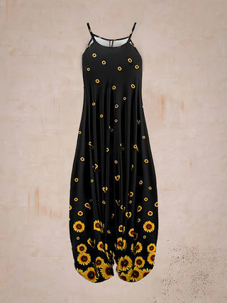 Women's jumpsuit with chic astrological print and style