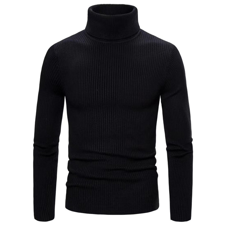 Men's Elegant Turtleneck Sweater in Fine Knit Quality Lune London