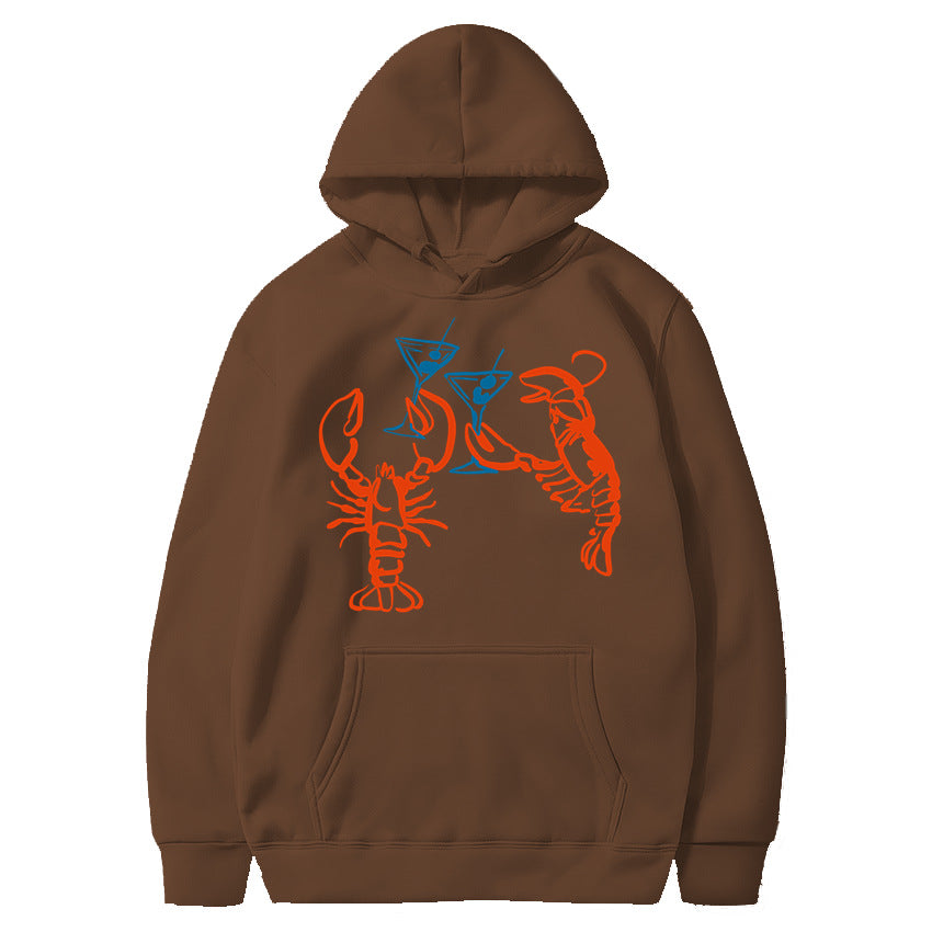 Sweat à capuche pour femmes avec motif de homard turbulente Chic & Stil