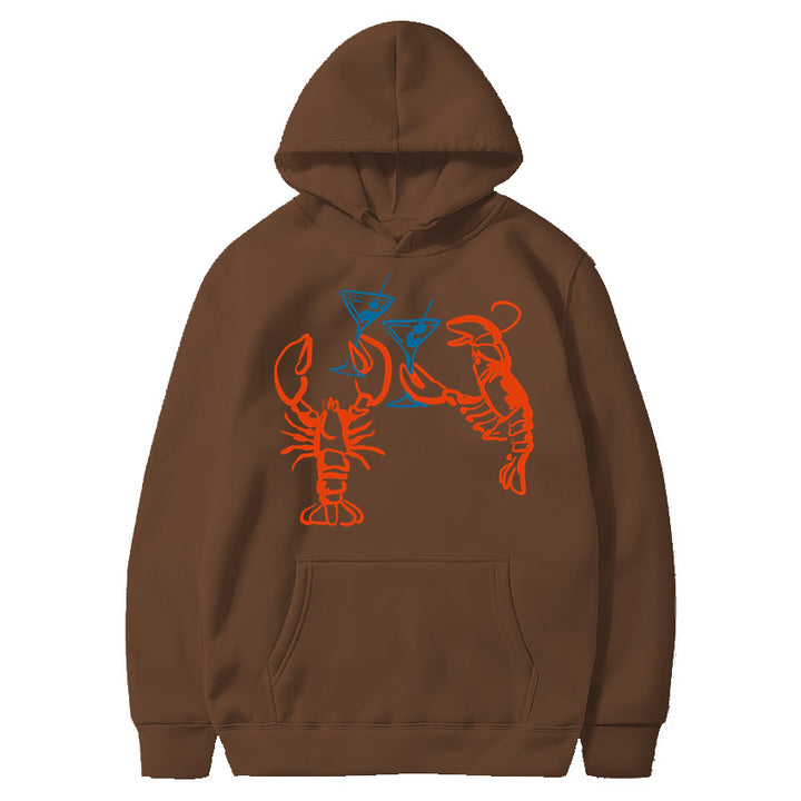 Sweat à capuche pour femmes avec motif de homard turbulente Chic & Stil
