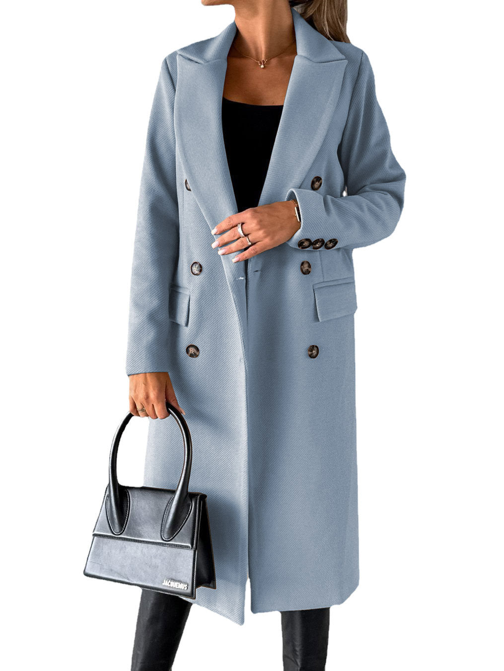 Ladies Elegant Fitted Blazer with Double-Breasted Lune London