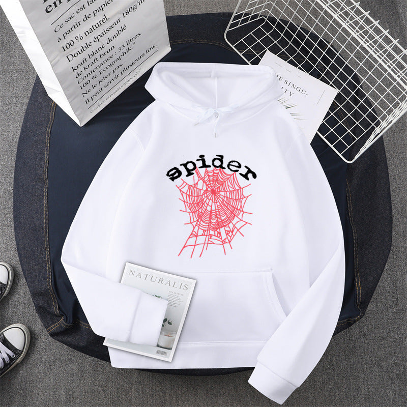 Women's hoodie with creative spider motif Lune London