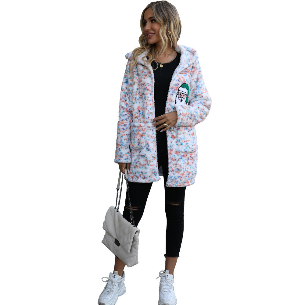 Ladies hoodie in cozy fleece Lune London