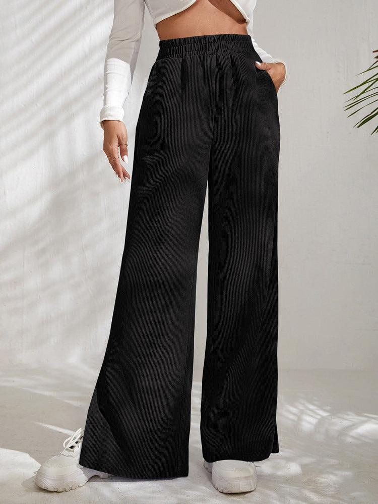 Lune London Wide Ribbed Pants for Women
