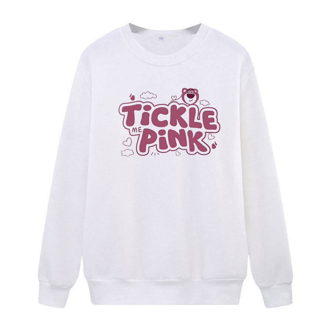 Women's sweatshirt in casual design with cheerful print Chic & Stil
