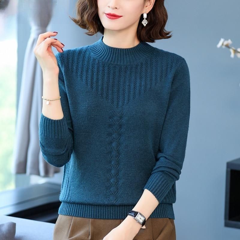 Pull en maille élégant pour femme avec motif en relief moderne Chic & Stil