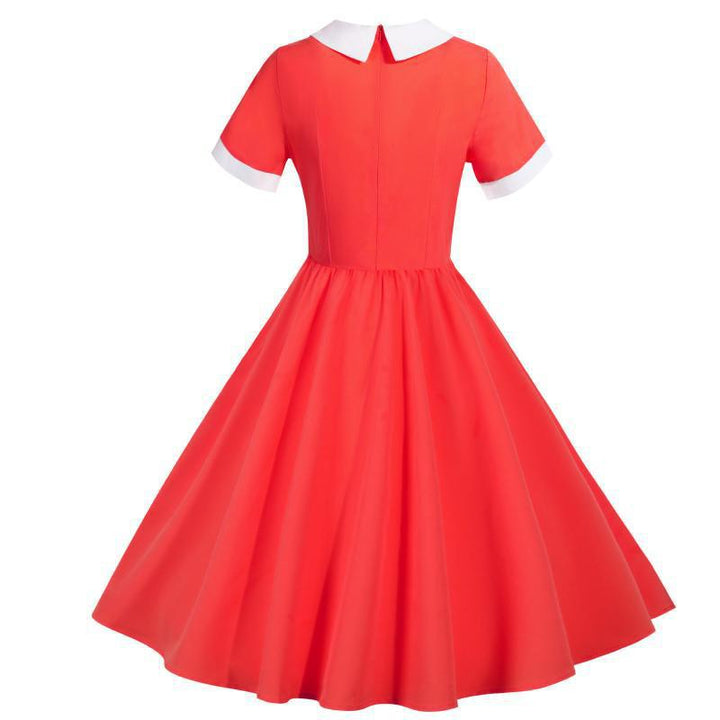 Robe midi pour femmes avec un design classique à enrouler et une ceinture à la taille Chic & Stil
