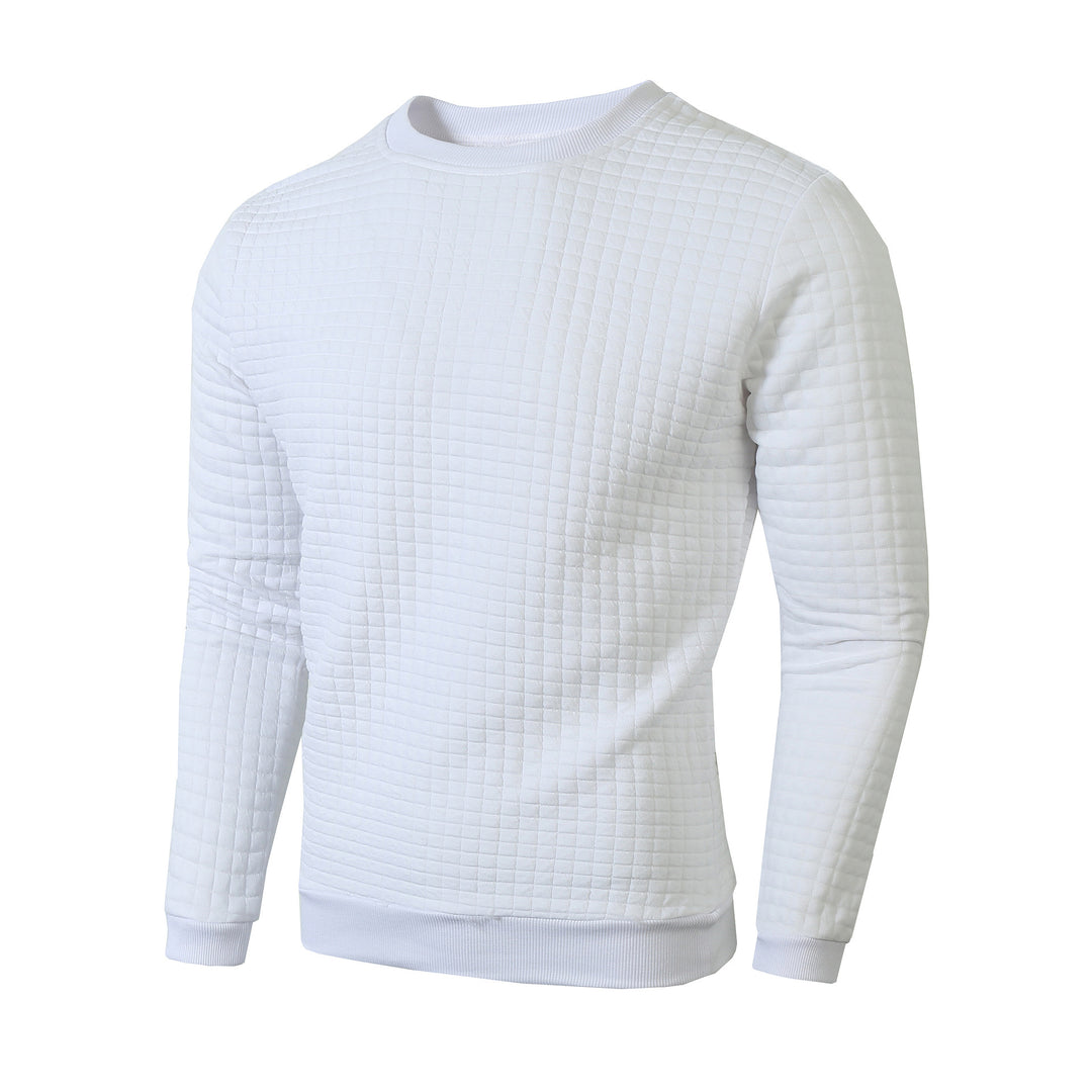 Men's sweater with textured design and round neckline Lune London