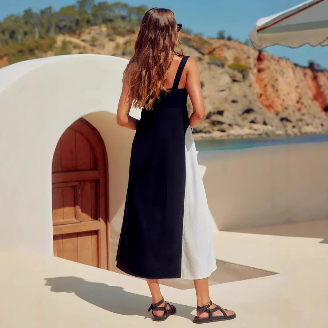 Women's maxi dress made of breathable fabric Lune London
