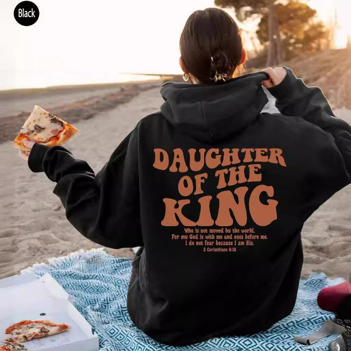 Women's hoodie with motivational lettering Chic & Stil