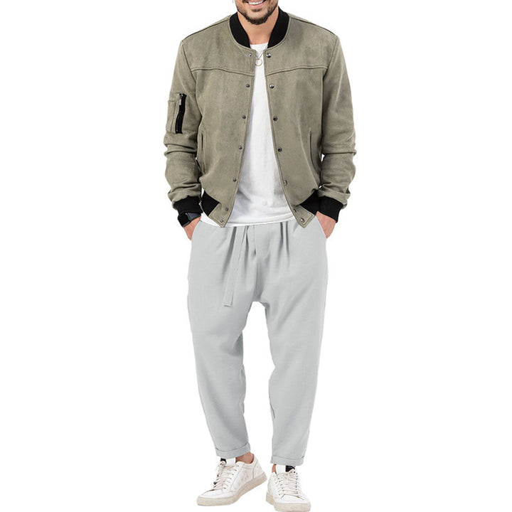 Casual bomber jacket for men with practical pockets Lune London