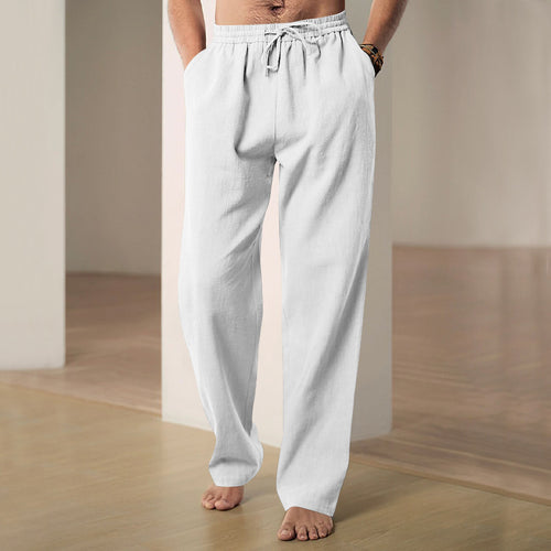 Comfortable leisure pants for men with adjustable waistband and breathable material Lune London
