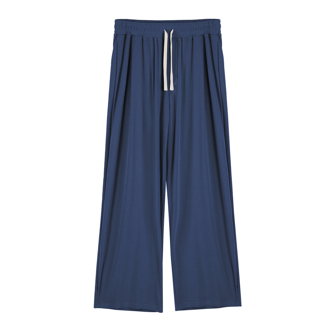 Wide lounge pants for women in innovative and breathable material Lune London