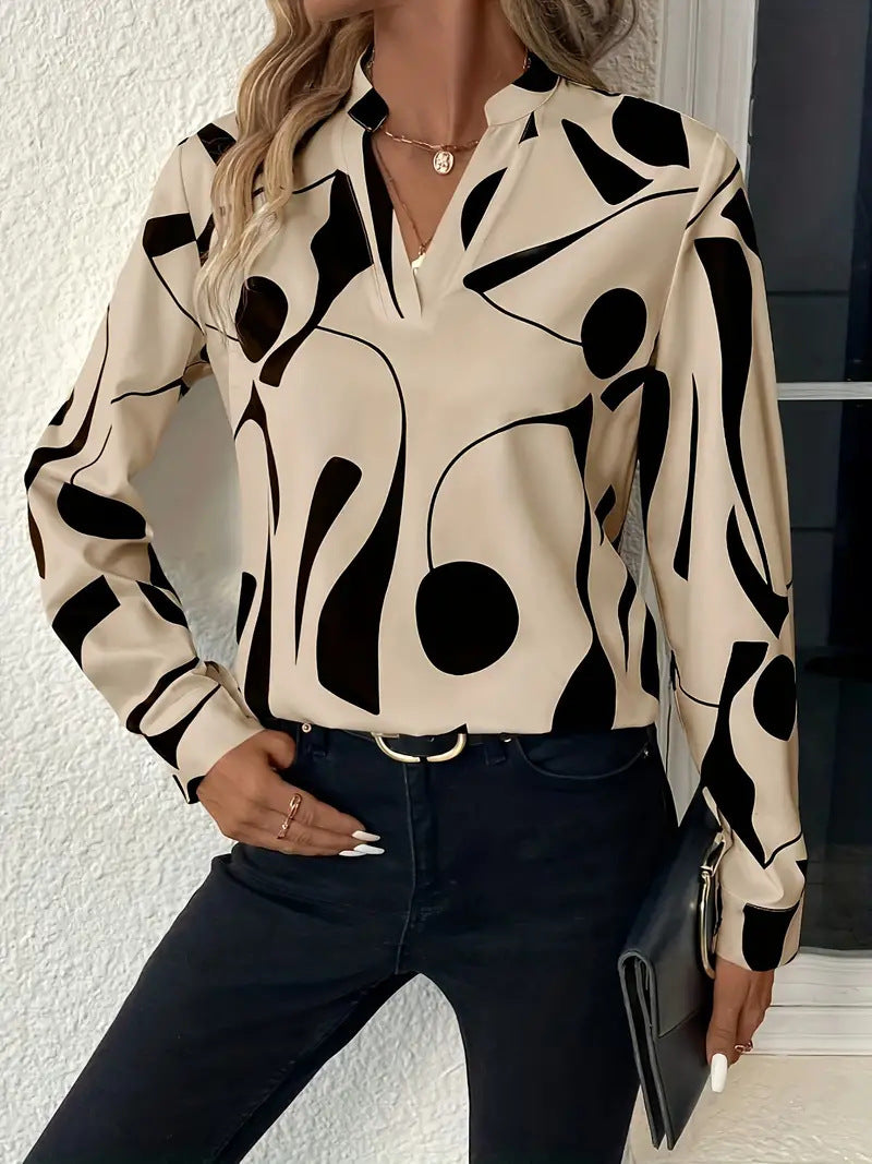 Haute couture blouse for women with modern pattern Lune London