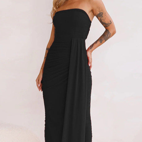 Long sleeve wrap dress for women with a fitted design Lune London