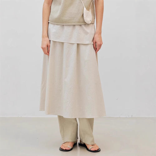 Jupe maxi élégante pour femme avec coupe fluide et taille élastique Chic & Stil