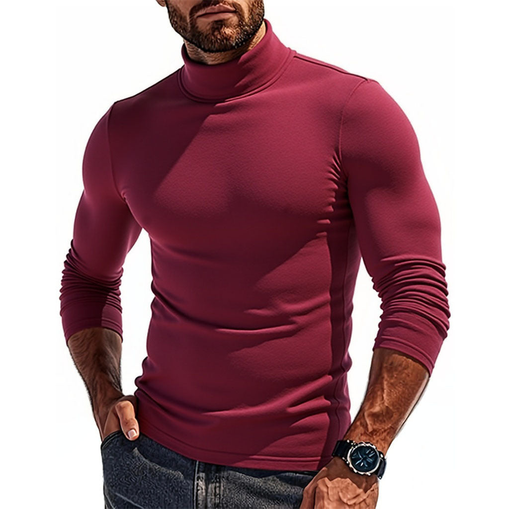 Men's Turtleneck Sweater In Modern Design Lune London