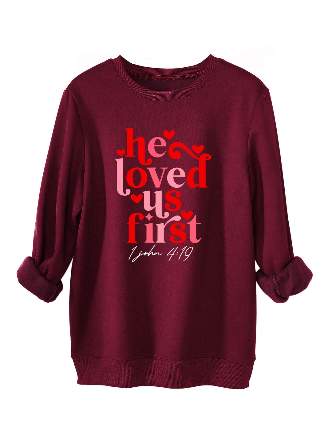 Sweat-shirt pour femmes avec slogan amical et coupe décontractée Chic & Stil