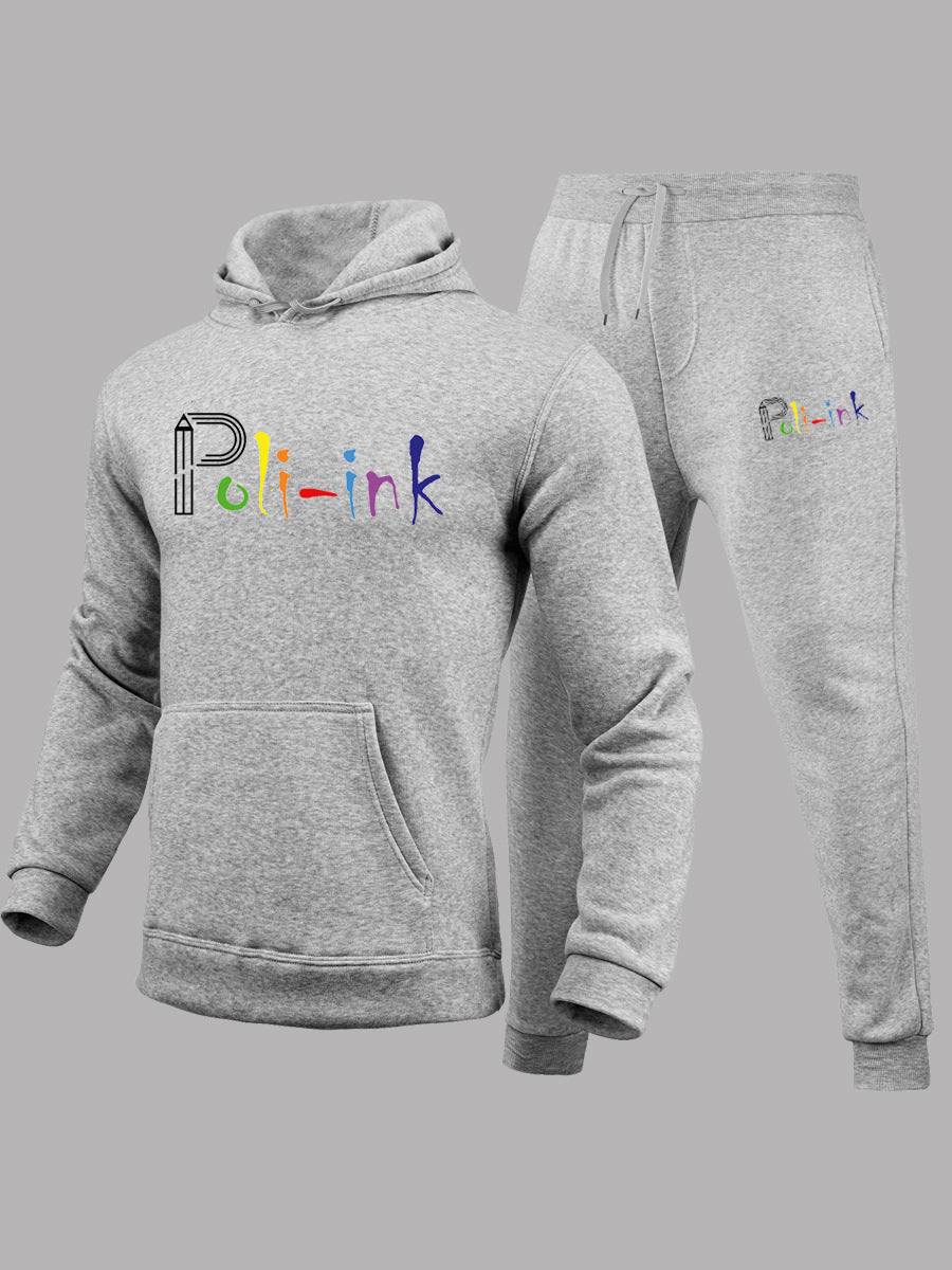 Women’s hoodie and jogger set with a colorful graphic design Lune London