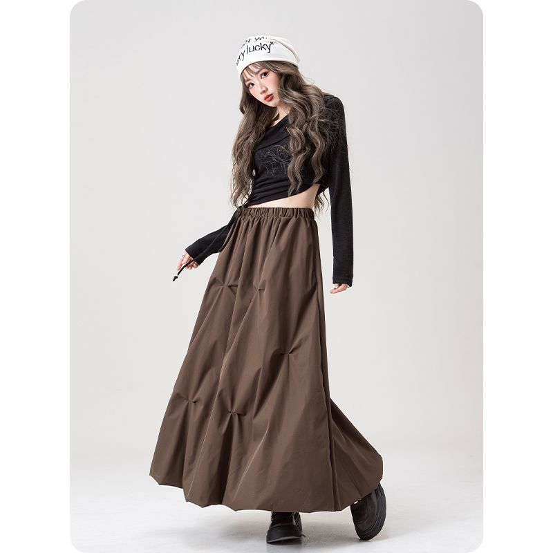 Jupe midi large et à la mode pour femmes Chic & Stil