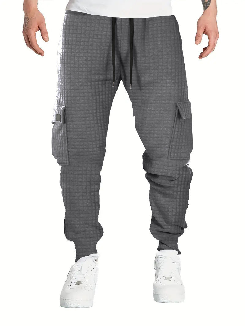 Men's cargo jogging pants with a casual chic design