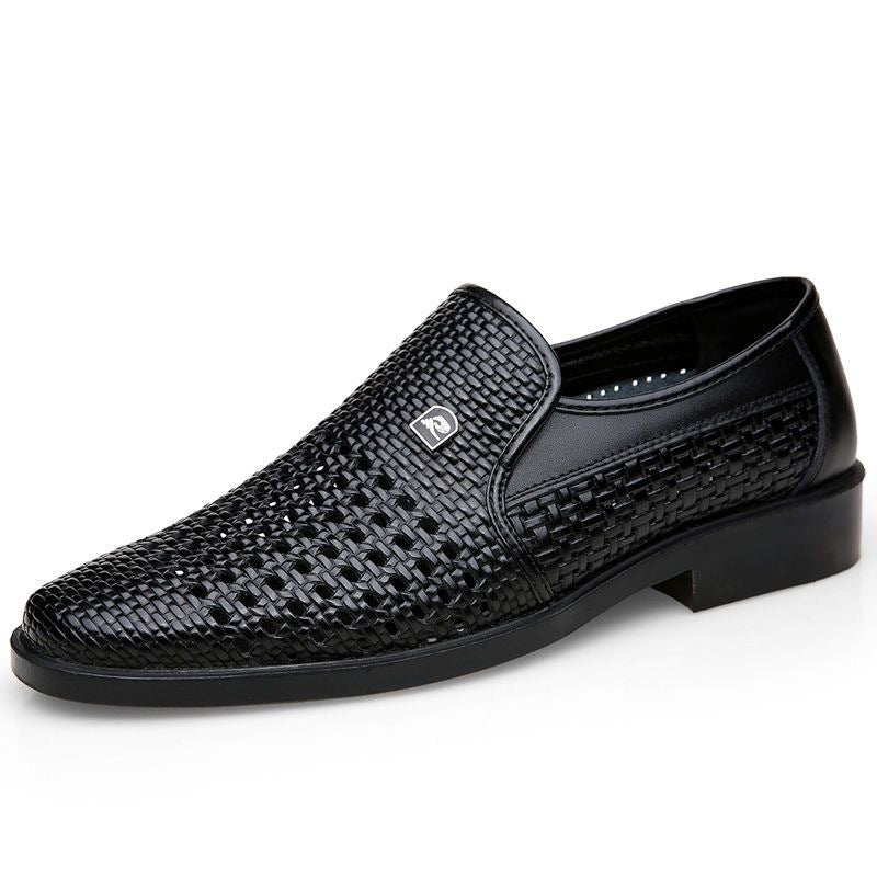 Men Breathable Handwoven Slippers Lune London