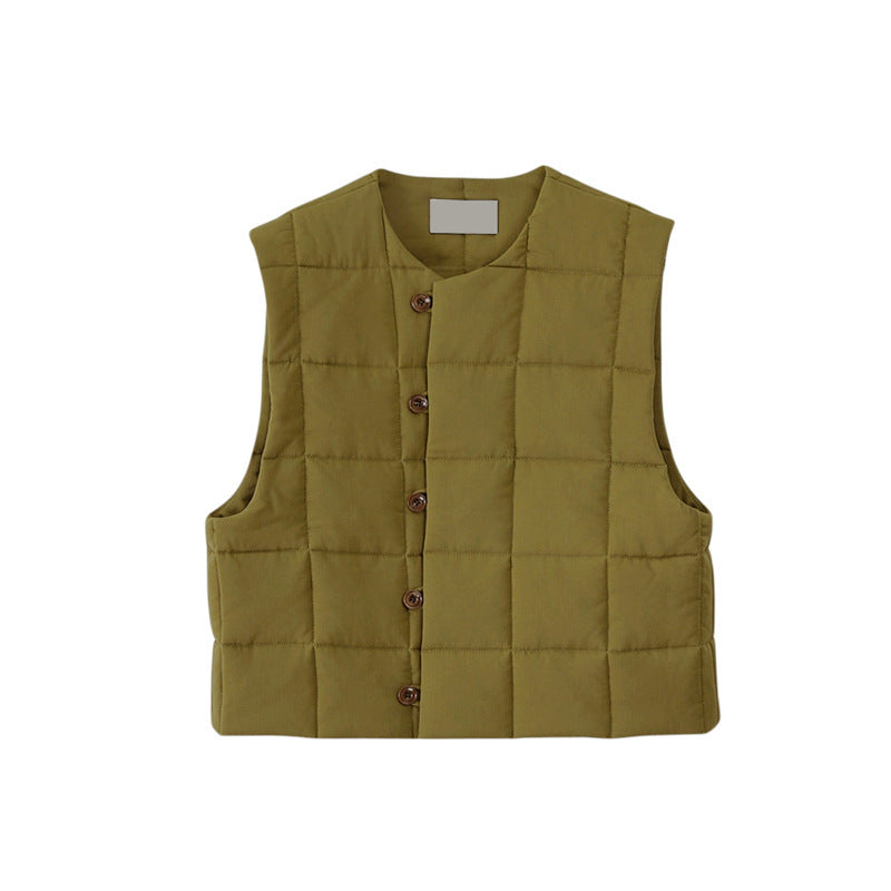 Ladies quilted gilet with versatile design Lune London