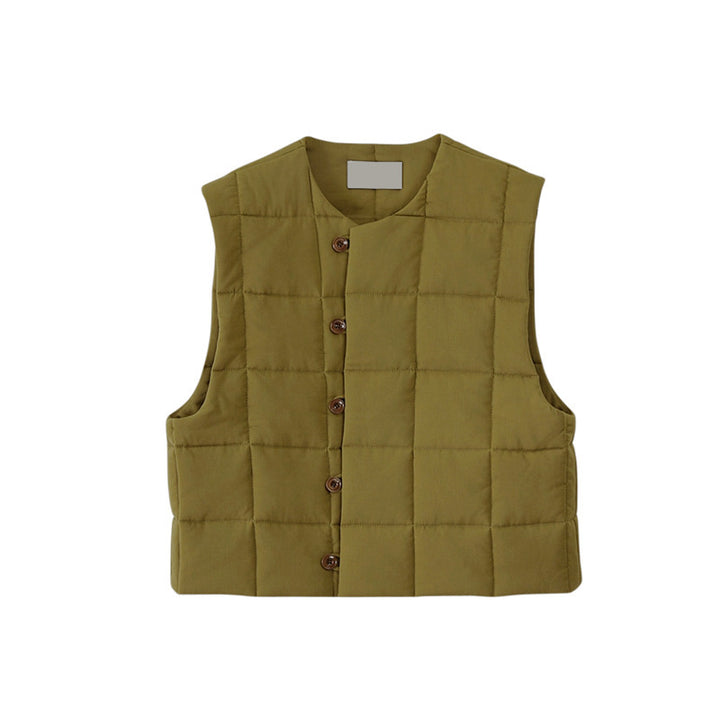 Ladies quilted gilet with versatile design Lune London