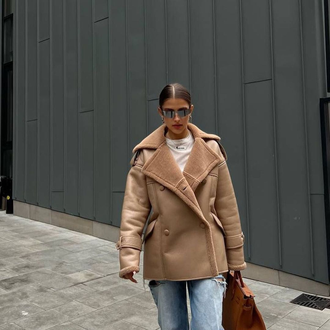 Ladies elegant oversized coat Lune London