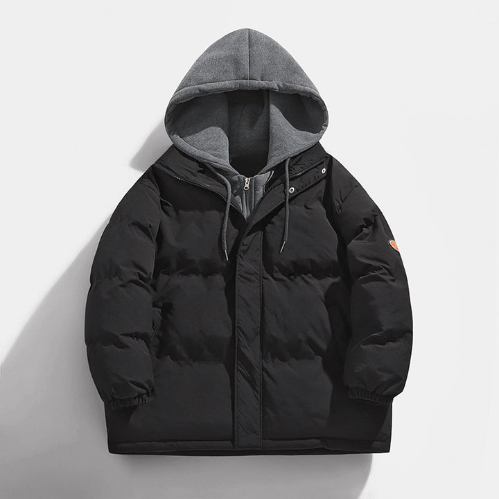 Ladies winter down jacket with integrated hood Lune London