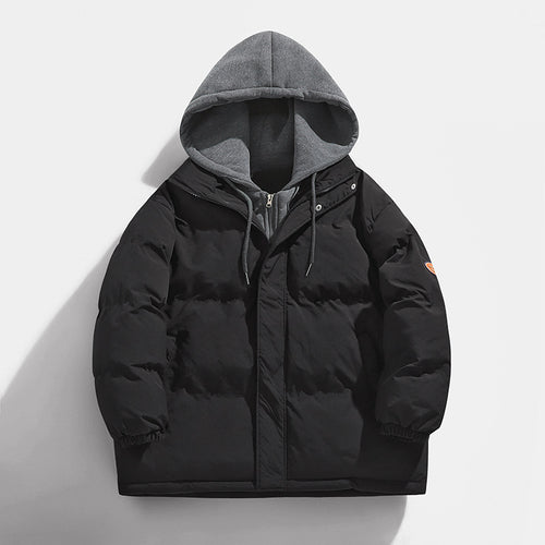 Ladies winter down jacket with integrated hood Lune London