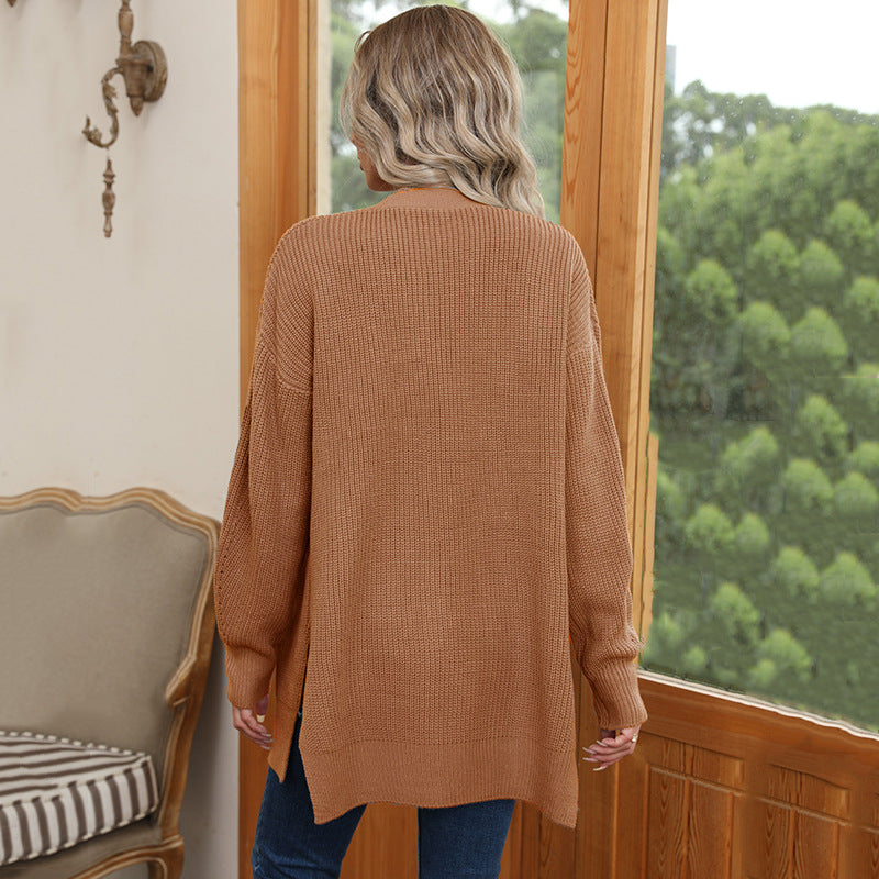 Knitted jacket for women with delicate pattern and comfortable fit Lune London