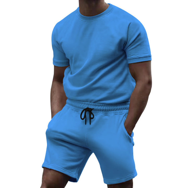 Casual sports set for men with high-quality crew neck and elastic waist Lune London