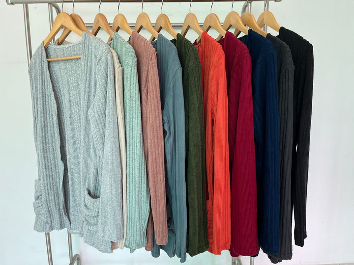Ladies casual knit cardigan Lune London