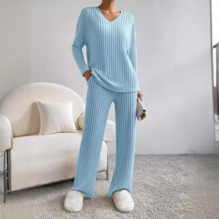 Lune London Women's Casual Knit Lounge Set