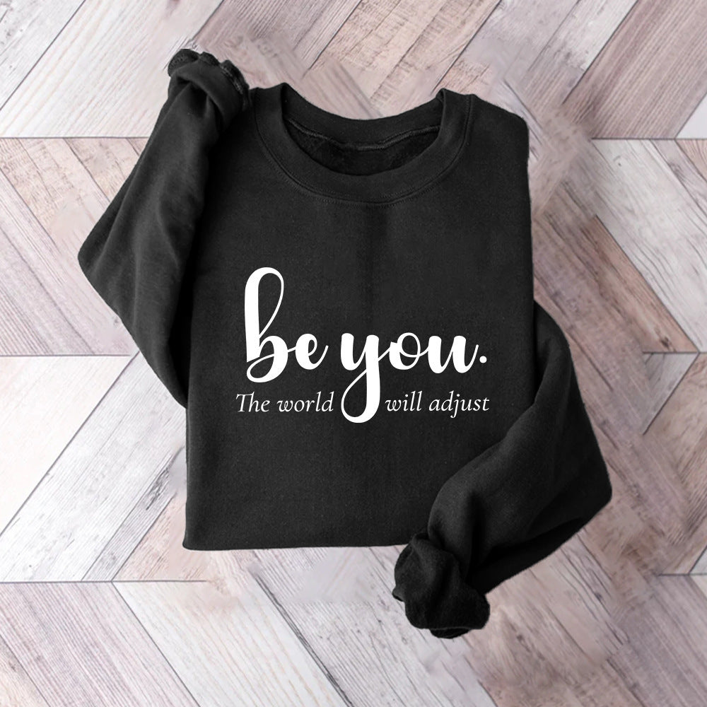 Sweat-shirt pour femmes avec motif inspirant et message motivant Chic & Stil