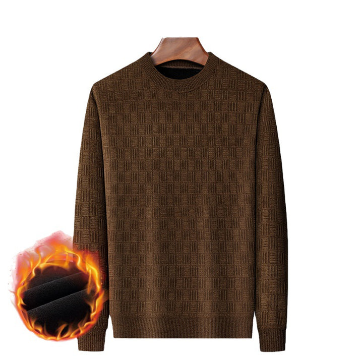 Comfortable knitted sweater for men with a unique structure Lune London