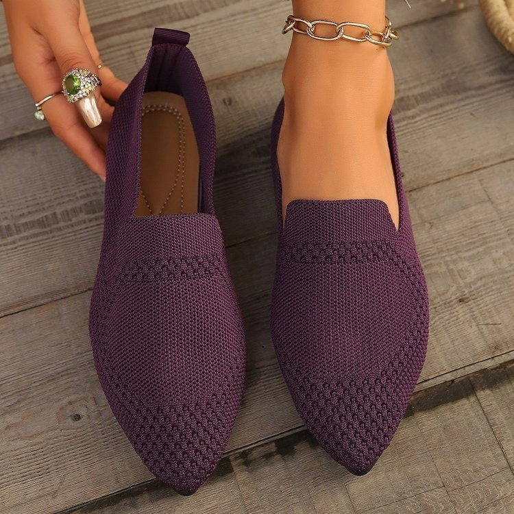 Seamless knitted lace boots Lune London