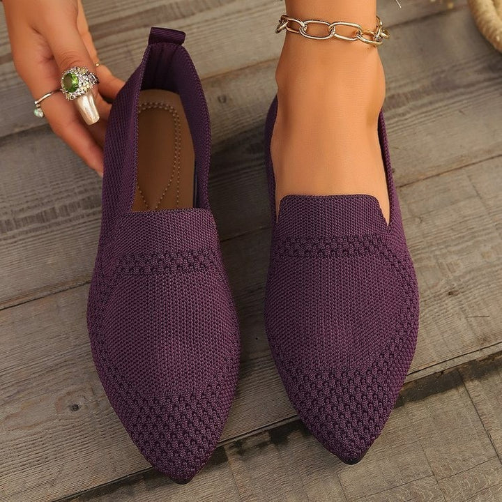 Seamless knitted lace boots Lune London