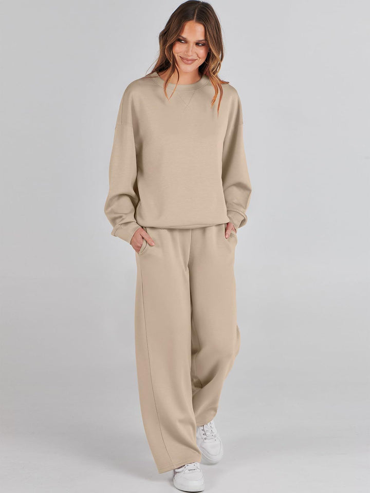 Lune London casual sweatshirt sports set for women