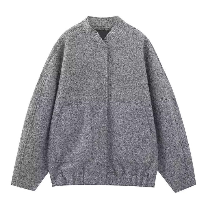 Women’s fleece jacket with practical pockets and elastic waistband Lune London