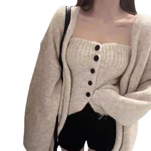 Cardigan pour femmes avec boutons et devant ouvert Chic & Stil
