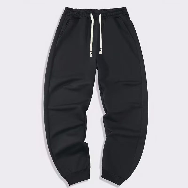 Elastic jogging pants for men with side pockets Lune London