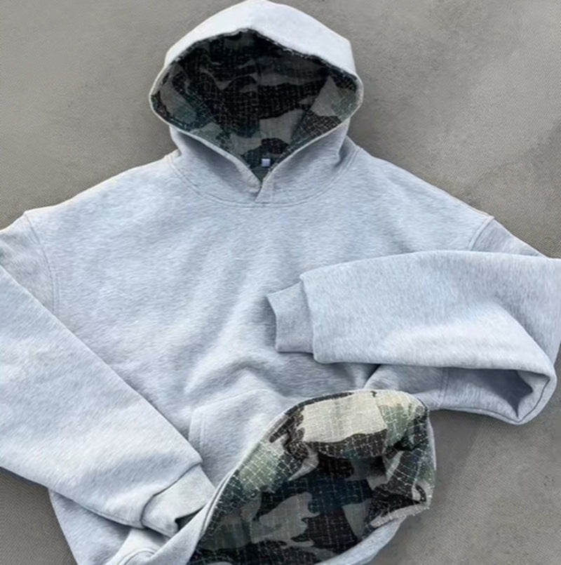 Hoodie pour femmes avec intérieur doublé camouflé Chic & Stil