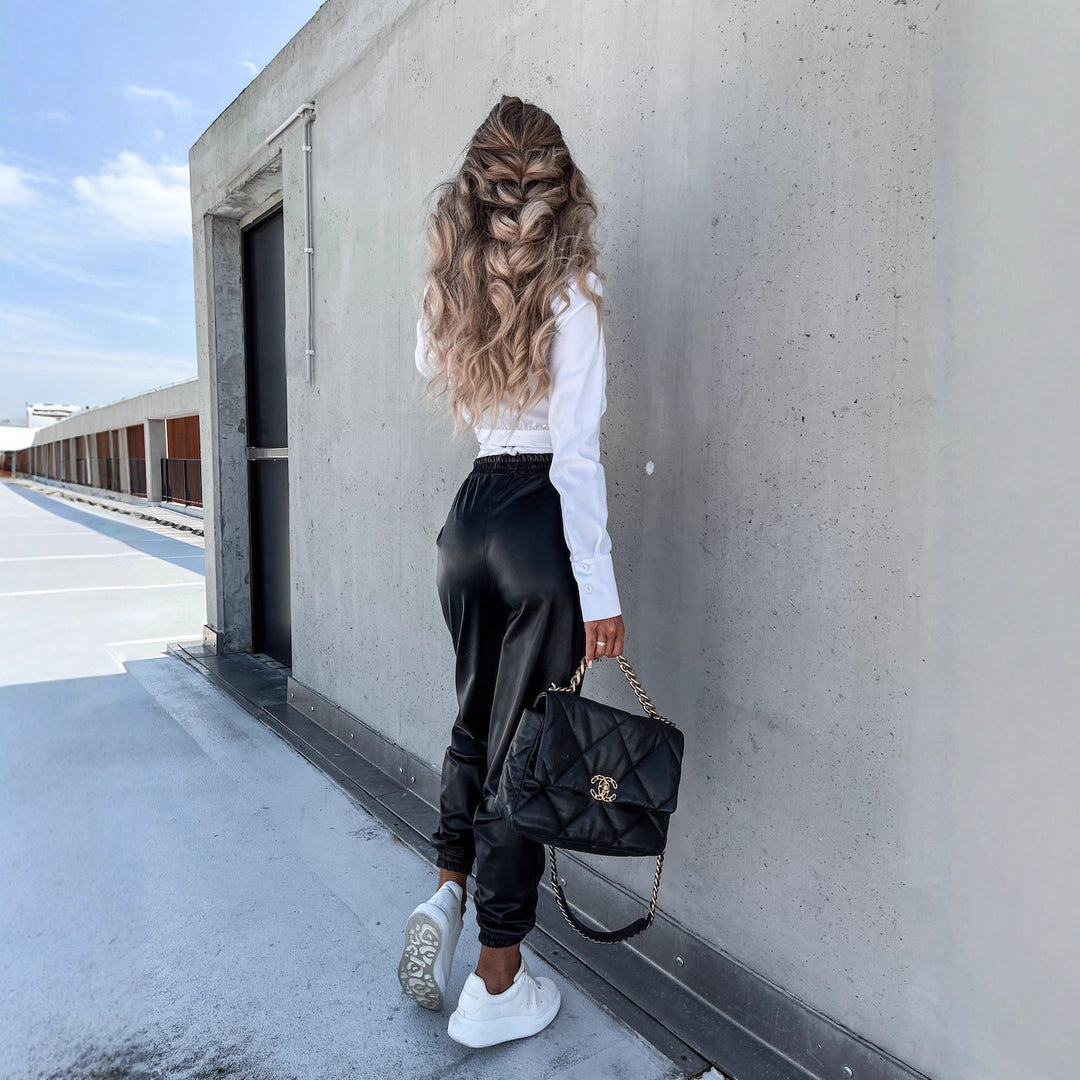 Pantalons de jogging confortables pour femmes avec taille élastique et poches pratiques Chic & Stil