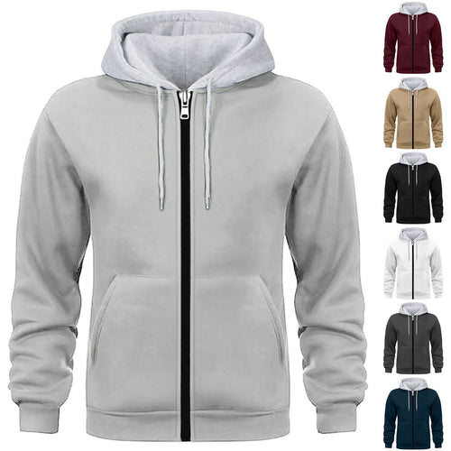 Sporty hooded jacket for men with an innovative treatment of the inner lining Lune London