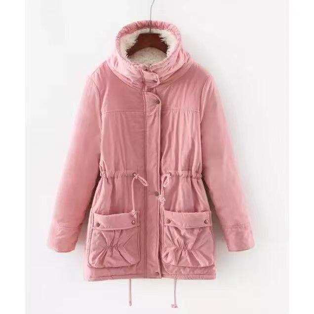 Casual quilted jacket for women with cozy lining and adjustable drawstring waist Lune London