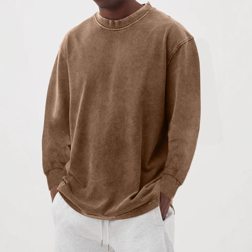 Casual oversized sweater for men in pleasant cotton blend Lune London