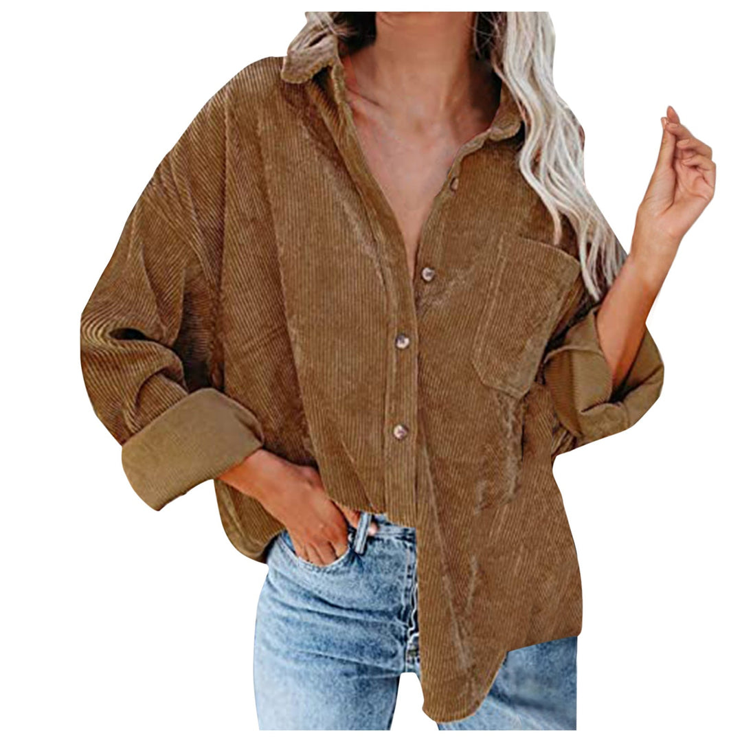 Women's Plus Size Cord Blouse Lune London