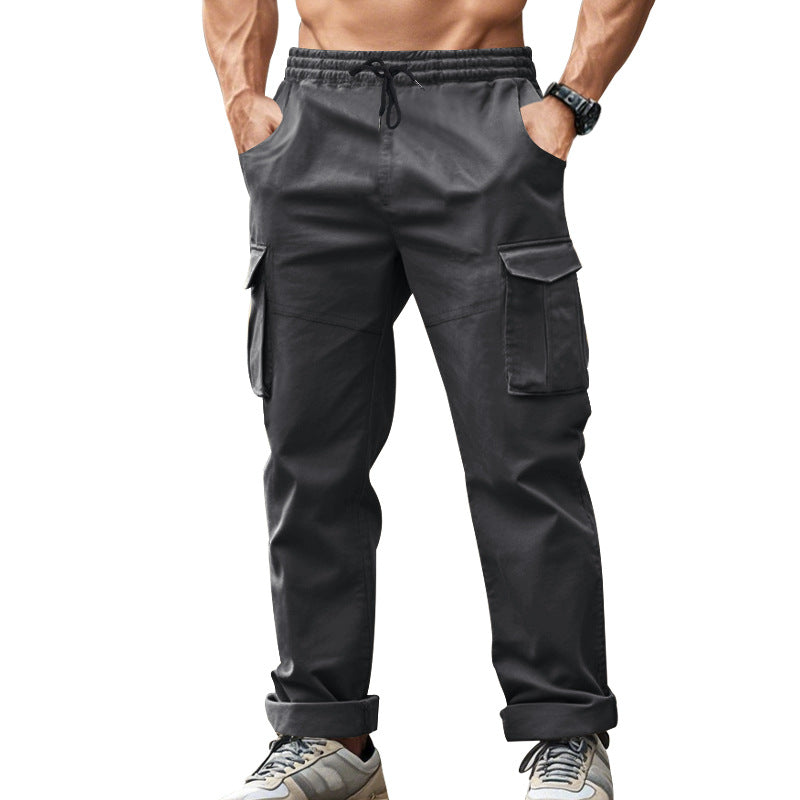 Lune London | Men's cargo pants with functional side pockets and elastic waistband